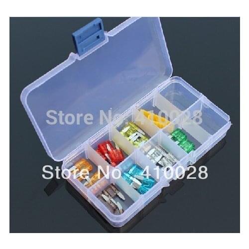 New 90pcs MINI Blade Fuse Assortment Auto Car Motorcycle SUV FUSE Kit APM ATM 5A 7.5A 10A 15A 20A 25A 30A 35A 40A Free shipping