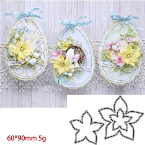 New Dies For 2020 Pentagram flowers Metal Cutting Dies Embossing Scrapbooking Stencil Craft Cut Dies For DIY Card Handmade