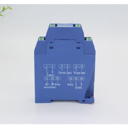 DC0-48V 50V 100V 150V 200V 300V 400V 500V 600V DC voltage transmitter single phase V transducer 4-20mA 0-10V 0-5V 0-20mA RS485