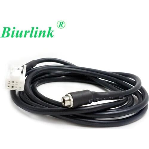 Biurlink AUX INPUT Adaptor Dash Female 3.5mm Audio Jack Cable for Suzuki SX4 Grand Vitara Subaru 2007-2010