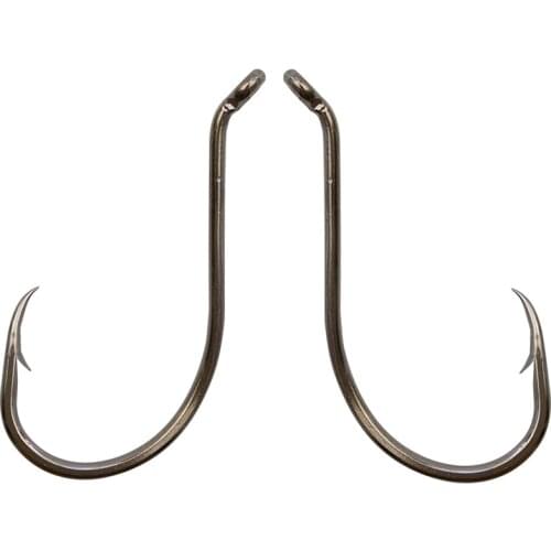 50pcs 8299 High Carbon Steel Fishing Hooks Black Offset Octopus Beak Bait Fishhook Size 1 2 6 8 2/0 3/0 4/0 5/0 6/0 7/0 8/0 9/0