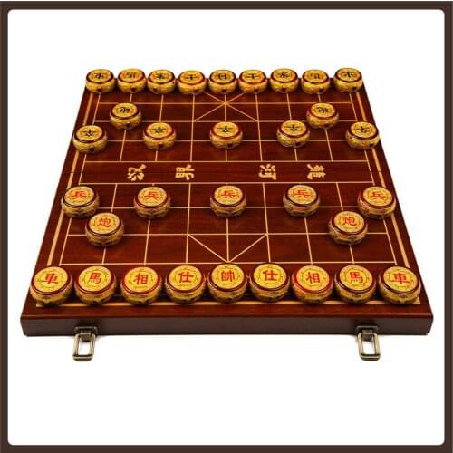Professional Chinese Chess Decoration Quality Chinese Chess Pieces Wood Luxury Accessories Xadrez Tabuleiro Jogo Board Games
