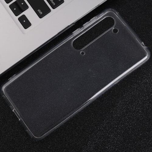 For Sharp Aquos R5G/Sense 4 Plus/R3 TPU Transparent Phone Silicone Case Anti-knock Drop-proof Ultra Thin Anti-slip Case Cover