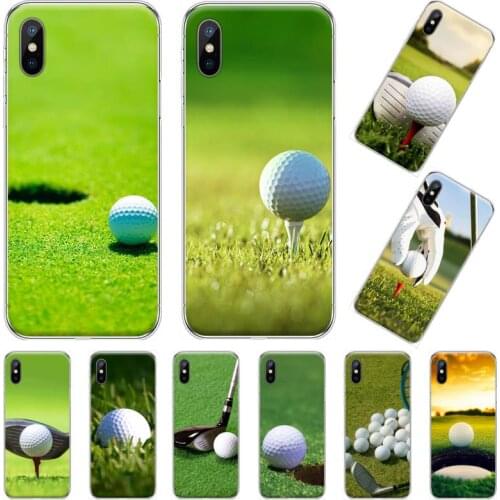 Sports golf pattern Phone Case For iphone 12 5 5s 5c se 6 6s 7 8 plus x xs xr 11 pro max mini high quality etui
