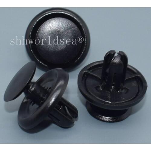 Shhworldsea 100PCS Trim Clips Fastener 7mm ush-Type Retainer clips For Toyota /Lexus Wheel Arch Engine Shields Cover 90467-07201