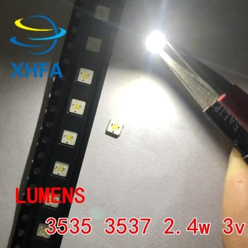 1000PCS LUMENS LED Backlight Flip-Chip LED 2.4W 3V 3535 Cool white 153LM LCD Backlight for TV TV Application