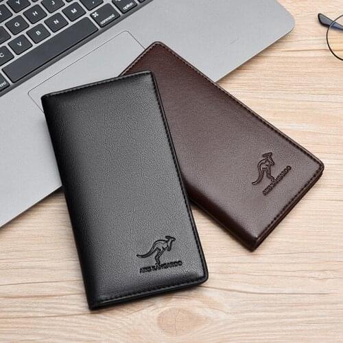 Brand mens wallet Thin slim wallet leather long Male Clutch wallets coin hand purse pocket cartera hombre billetera hombre 2021