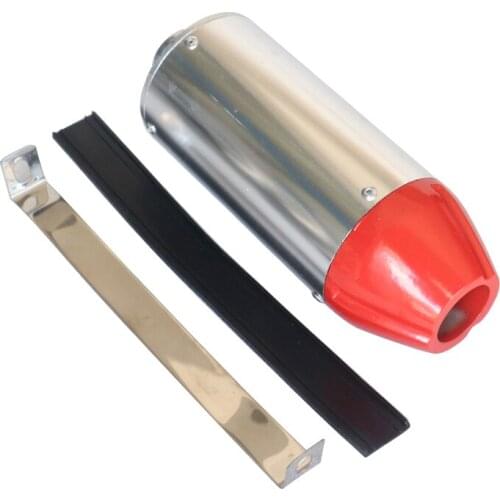 50-110cc Dirt Pit BikeInner diameter size 28mm exhaust back-end motorcross Muffler Apollo CRF50 70 Exhaust Pipe aluminum tube