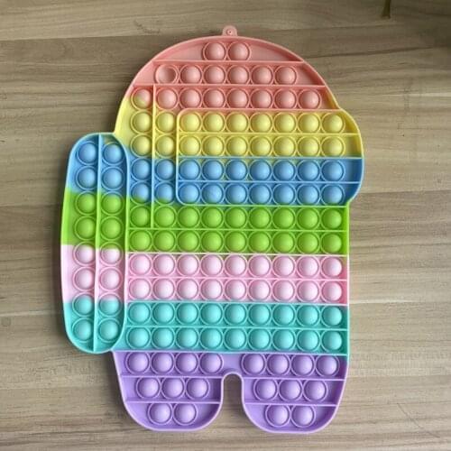 14 Style Among us 35 CM Hot Push Bubble Fidget Toys Adult Stress Relief Toy Antistress Soft Squishy Anti-Stress Gift Anti Stress