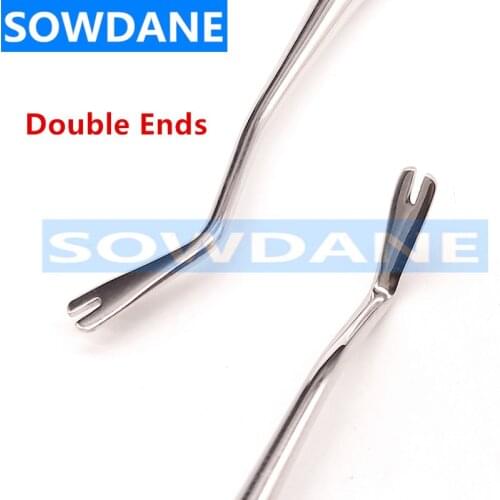 1 piece Double Ends Dental Orthodontic Ligature Director Curved Double Bent Tip Fine Narrow Dentist Tool Instrument