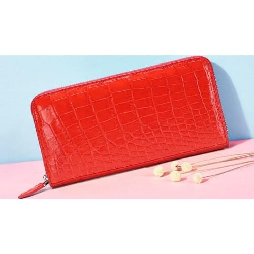 2021 Fashionable Long Wallet For Women Exquisite Genuine Leather Purse Female Purses Card Hold Money Bag