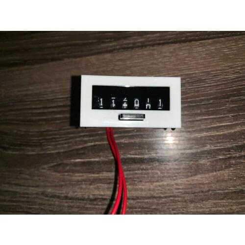 MCF-6X 6 position solenoid ultrasonic mechanical counter hydraulic