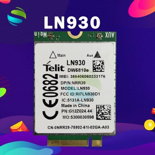 LN930 DW5810e NRR39 CN-OTWH3N 4G/LTE/DC-HSPA NGFF M.2 WLAN CARD