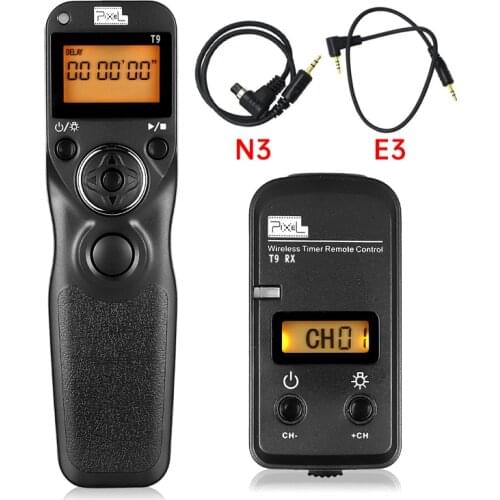 PIXEL T9 Wireless Timer Shutter Release Remote Control For Canon 760D 750D 700D 650D 600D 550D 5D Mark III IV 70D 1200D T6s T6i