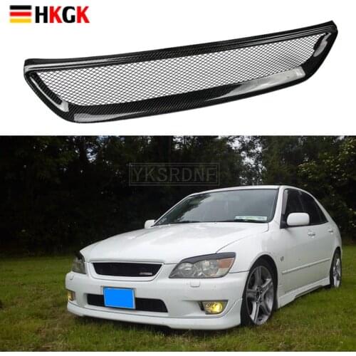 IS200 Carbon Fiber Front Grill Grille For Lexus IS200 1999-2004 Auto Car Styling
