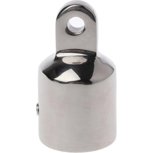 Stainless Steel Bimini Top Eye End Cap For 0.98'' Pipe Marine Boat Yacht