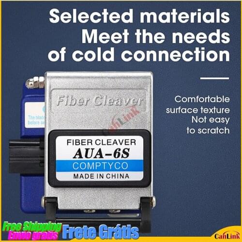High Precision Fiber cleaver AUA-6S Cable Cutting Knife FTTT Fiber Optic Knife Tools cutter Cleavers and match 16 surface blade
