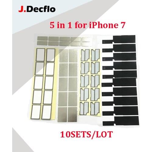 JDecflo 10Sets Heat Dissipation Rejection of Heat Stickers Mainboard For iPhone 7 Plus On Logic Board Motherboard Repair