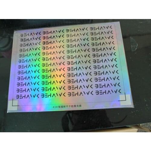 100% direct manufacture adhesive sticker printing,glossy self adhesive label