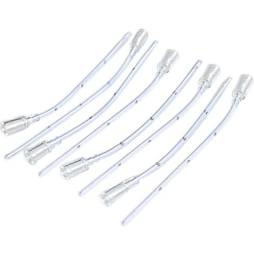 100pcs 2mm * 15cm Disposable Enema Tube Rectal Catheter Flush Head Anus Bowel Silica Gel Soft Tube Import Enema Tool Health Care