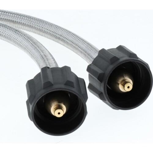 2PCS Low Pressure Propane Hose 1/4 Inch Flare Female 1ft QCC1 / Type1