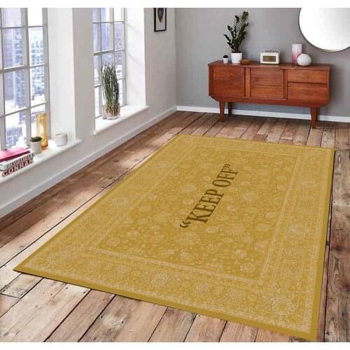 KEEP OFF 7 Classic Patterned Carpet , Fan Carpet Non Slip Floor Carpet,Teens Carpet,Area Rug