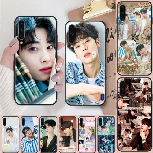 Cha Eun woo TV True Beauty Kpop Phone case For Samsung Galaxy A 3 5 7 8 10 20 21 30 40 50 51 70 71 E S 2016 2018 4G black trend