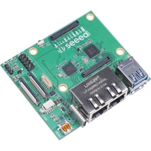 Dual Gigabit Ethernet Carrier Board for Raspberry Pi Compute Module 4