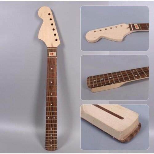 One left hand electric guitar neck big head 25.5'' inch 22 MAPLE made and Rosewood fingerboard