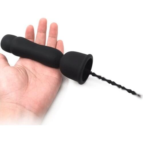 Powerful Silicone Urethral Sounding Dilator Stimulation Vibrator Inserts Vibrating Penis Plug Male Masturbator Sex Toy For Men