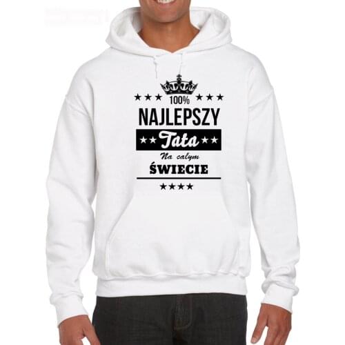 Najlepszy Tata Poland Koszulka Smieszna Polish Polska Prezent Dla Taty 2019 New Style Hoodies Sweatshirts