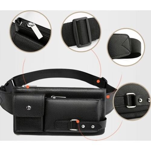 Waist Messenger Bag Multifunctional Casual Bag Portable Shoulder Bag For Travel Motorcycle ALS88
