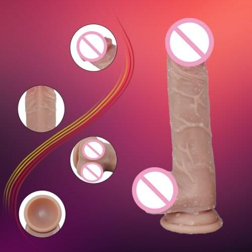 Adults sex toys Silicone Suction cup Big Dildo Penis Realistic Dick Phallus Female Masturbator Realistic Dildo Sex For Two