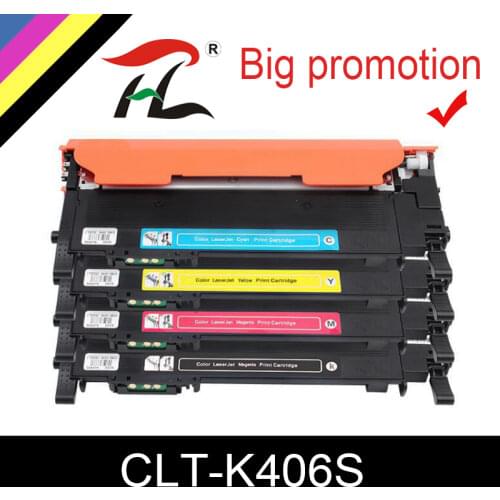 HTL compatible toner cartridge for samsung CLT-406S CLT-K406S C406S M406S Y406S CLP-360 365w 366W CLX-3305 C460FW 3306FN 3305W