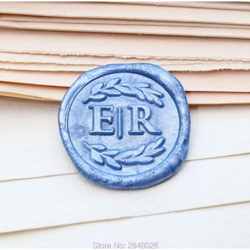 Custom wedding stamp with initials ,Custom wreath Wax Seal Stamp Kit,personalised wedding invitation seals,wedding gift