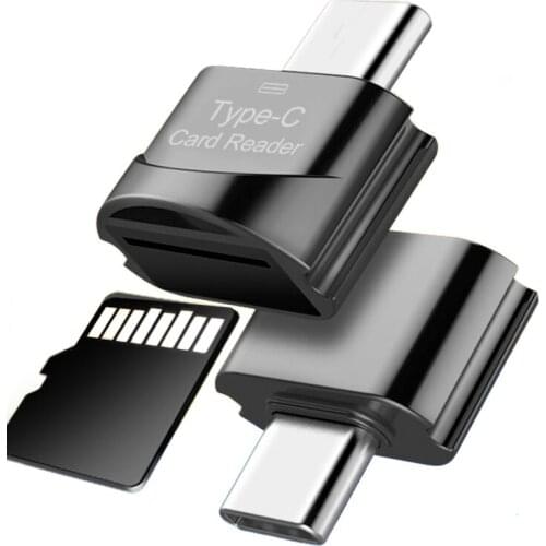 USB 2.0 Type C Micro TF Card Reader OTG Adapter OTG HUB Adapter USB/TF/ MicroSD Phone Tablet OTG Adapter