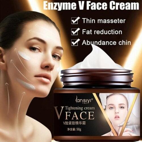 V-shape Face Slimming Collagen Cream Face Line Lifting Firming Moisturizing Cream Remove Double Chin Cheek Beauty Massage Cream