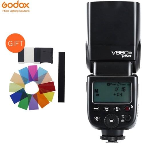 Godox V860C 1/8000S HSS e-TTL Speedlight Flash Light w/ Rechargeable Li-ion Battery for Canon