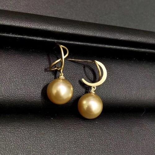 Cheap 925 Sterling Silver Unique Earrings Mountings Jewelry Parts Fittings Women Accessories for Pearls Beads Stones Agate Jade