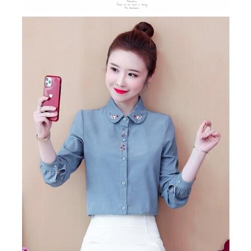 ZingRenata Women's Shirts With Embroidery