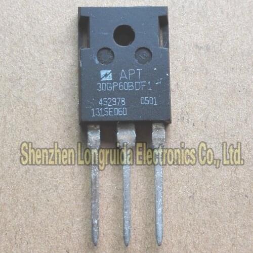 10PCS APT30GP60BDF1 APT30GP60 TO-247 MOSFET TRANSISTOR 30A 600V