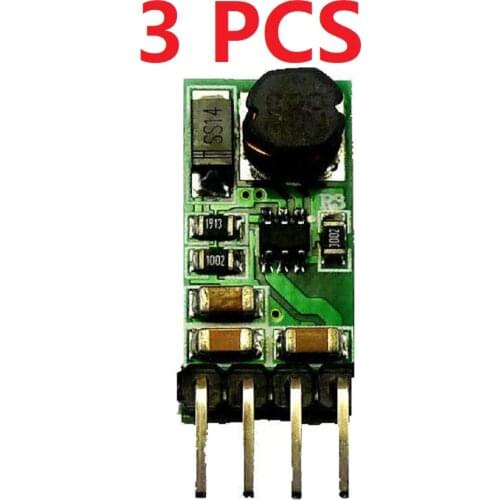 3 PCS CE014 3V 3.3V 3.7V 4.5V to 5V 9V 12V DC DC Converter Step-Up Boost Current Mode PWM Voltage Transformation Module