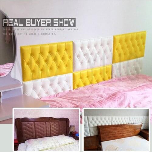 Anti-collision 3d Wall Stickers Bedroom Living Room Thick Wallpaper Children Tatami Self-adhesive Soft Foam Cushion