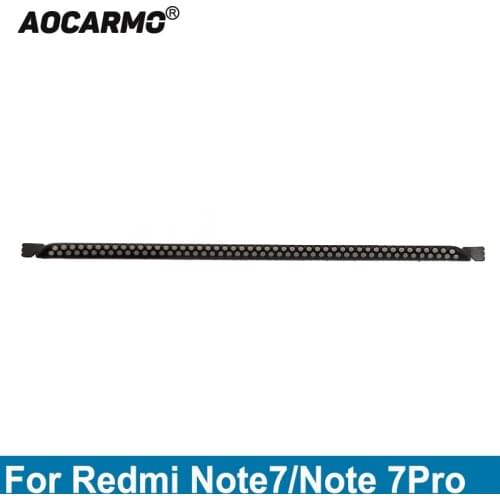 Aocarmo 1PCS For XiaoMi Redmi Note 7 Note7 Pro New Anti Dust Mesh Ear Speaker Anti Dust Earpiece Net