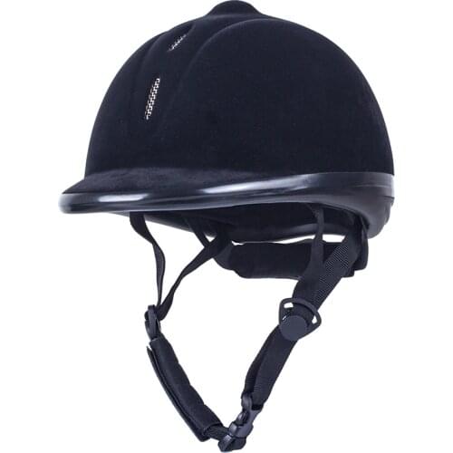 Velvet Equestrian Helmets Male Horse Riding Helmets Adjustable Equestrian Female Children Horse Riding Helmet