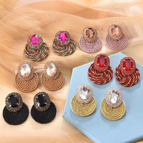 BEELE Earrings With Stones