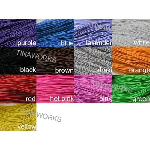 FREE SHIPPING 260 meters Mixed Colors Stretch Elastic Beading Cord 1MM