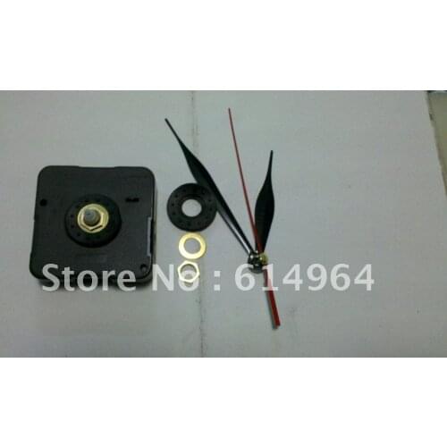 FREE SHIPPING Clock movement kit 12mm clock insert clock parts wit three hands with ruber screw, ring