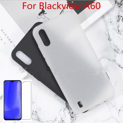 For Blackview A60 Case For Blackview A60 Cover + Screen Protector Tempered Glass Protective Film For Blackview A60 Pro