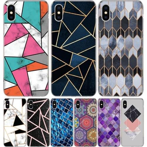Hot Chic Printing Marble Cover Phone Case For Iphone 11 12 Mini Pro 7 6 X 8 6S Plus XS MAX + XR 5S SE 10 9 Art TPU Coque Capa Sh